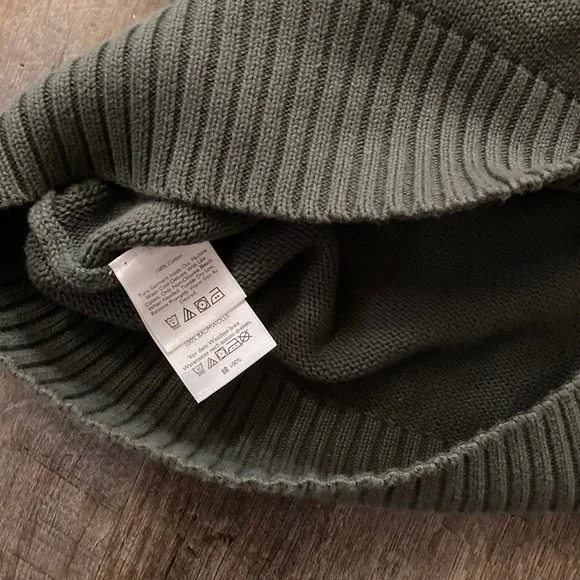 SOLD DO NOT BUY Mens Eddie Bauer Olive Green Sweater Size M - Picture 6 of 6